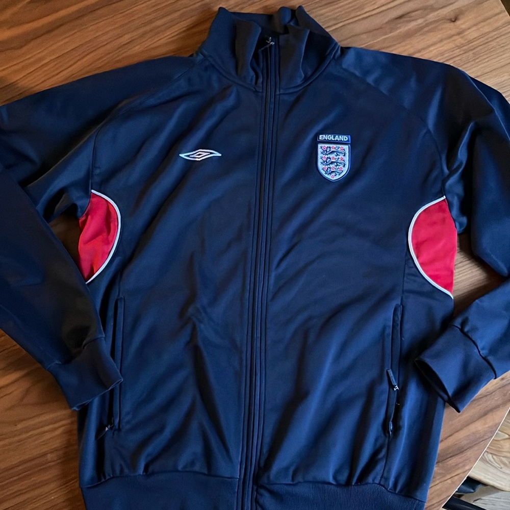 Official Umbro England Warmup Full Zip
